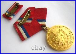 Soviet Army Caribbean Military Friendship Medal 1st Class & Bonus Photo Officer