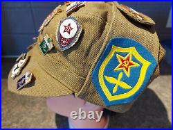 Soviet Military Cap Pins Badges Patches USSR Cold War Era Russia CCCP