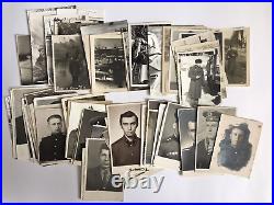 Soviet Military Guys Men Boys Red Army Lot of 100 Random Vintage Photos USSR