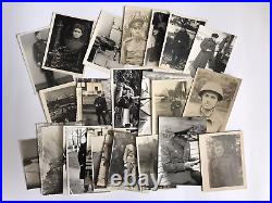 Soviet Military Guys Men Boys Red Army Lot of 100 Random Vintage Photos USSR