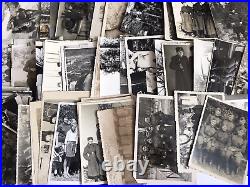 Soviet Military Guys Men Boys Red Army Lot of 100 Random Vintage Photos USSR