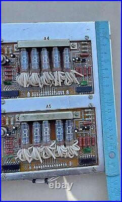 Soviet Military Original Panel with IV-3A Nixie Tubes Ultra Rare