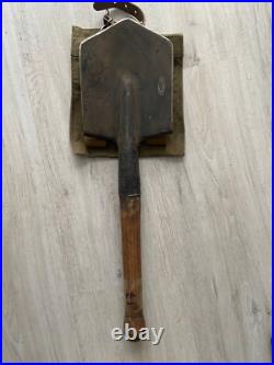 Soviet Military Sapper Shovel in case. Stamp 1944 WWII. USSR Original