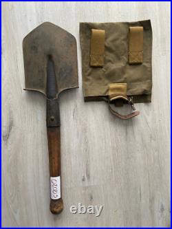 Soviet Military Sapper Shovel in case. Stamp 1944 WWII. USSR Original