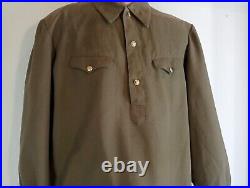 Soviet Military Soldier's Tunic Gimnasterka Original Army Officer USSR Old Rare