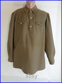 Soviet Military Soldier's Tunic Gimnasterka Original Army Officer USSR Old Rare