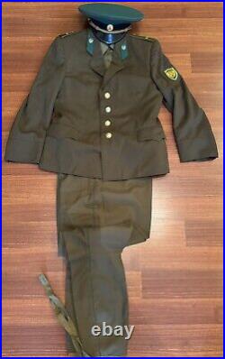 Soviet Military Uniform Captain KGB of Subdivision Border Guard Ussr Original