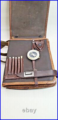 Soviet Red Army Soviet military officer leather case for card tablet tablet 1953