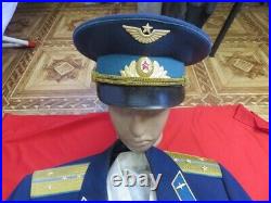 Soviet Russia ceremonial uniform of a military Red Army officer pilot with award