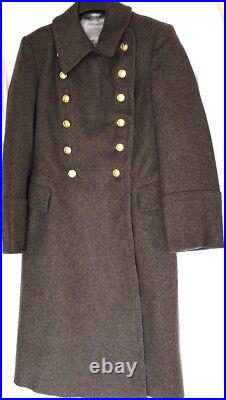 Soviet Russian Military Army Officer 38/Short Overcoat Shinel -ORIGINAL