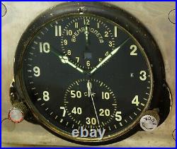 Soviet USSR Cockpit Clock Military Aircraft Mig SU plane chronograph AChS-1
