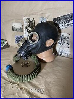 Soviet USSR Military vintage Aviation gas mask LP-2 1980 100% original Red Army