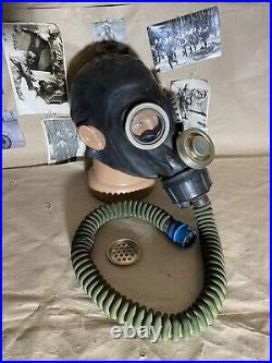 Soviet USSR Military vintage Aviation gas mask LP-2 1980 100% original Red Army