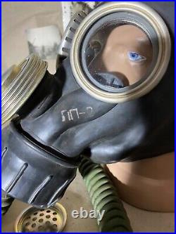 Soviet USSR Military vintage Aviation gas mask LP-2 1980 100% original Red Army