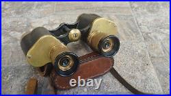 Soviet USSR field military Binoculars 6x30, WWll, 1940, full set, RKKA, Red army