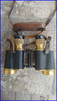 Soviet USSR field military Binoculars 6x30, WWll, 1940, full set, RKKA, Red army