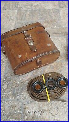 Soviet USSR field military Binoculars 6x30, WWll, 1940, full set, RKKA, Red army