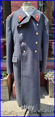 Soviet Union Wool Military Coat Rare