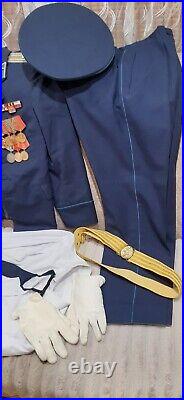 Soviet Vintage Military AIR Force Officer Uniform Army USSR Major. ORIGINAL