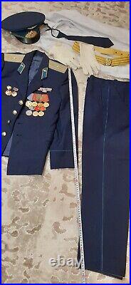 Soviet Vintage Military AIR Force Officer Uniform Army USSR Major. ORIGINAL