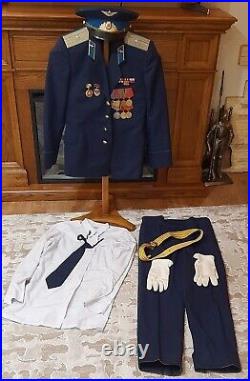 Soviet Vintage Military AIR Force Officer Uniform Army USSR Major. ORIGINAL