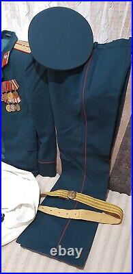 Soviet Vintage Military Uniform Army Officer Captain. ORIGINAL. USSR