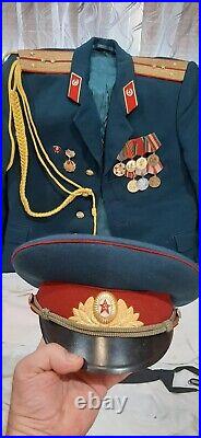 Soviet Vintage Military Uniform Army Officer Captain. ORIGINAL. USSR