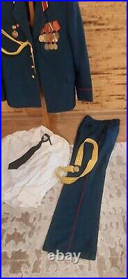 Soviet Vintage Military Uniform Army Officer Colonel ORIGINAL. USSR