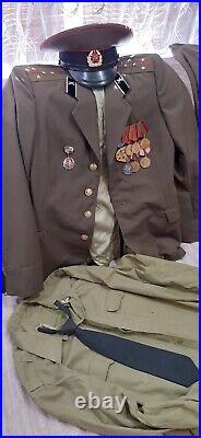 Soviet Vintage Military Uniform Officer Armies Captain /ORIGINAL. USSR. ##