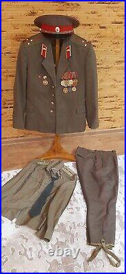 Soviet Vintage Military Uniform Officer Army USSR Senior Lieutenant