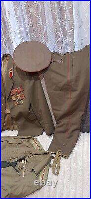 Soviet Vintage Military Uniform Officer Army USSR Senior Lieutenant