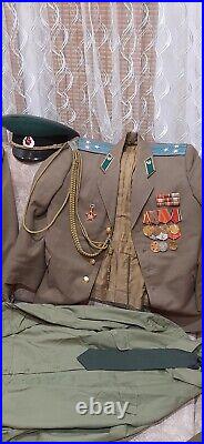 Soviet Vintage Military Uniform Officer Border Army Colonel. USSR. RARE