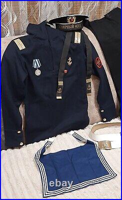 Soviet Vintage Military Uniform Sailor Army USSR. Northern Fleet. ORIGINAL. ###