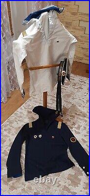 Soviet Vintage Military Uniform Sailor Army USSR. Pacific Fleet. ORIGINAL