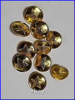 Soviet army Buttons Lot 250 USSR soldier Russian military uniform