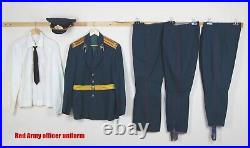 Soviet military uniform Construction troops Red army Officer USSR