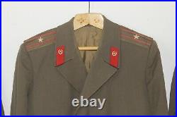 Soviet military uniform Military Field Uniform Red Army Cloak USSR 3 pieces