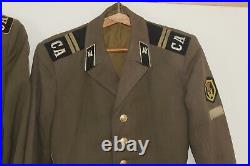 Soviet military uniform Military Field Uniform Red Army Jackets USSR 6 pieces