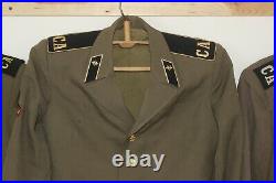 Soviet military uniform Military Field Uniform Red Army Jackets USSR 6 pieces