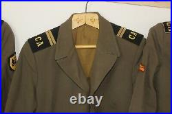 Soviet military uniform Military Field Uniform Red Army Jackets USSR 6 pieces