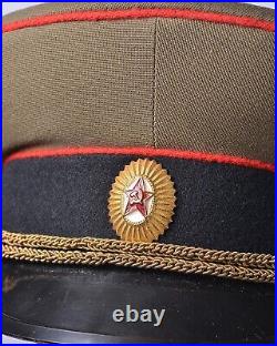 Soviet officer's military field cap