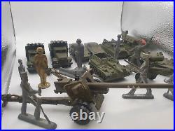 Soviet toys, military equipment and soldiers, a set of soldiers and military