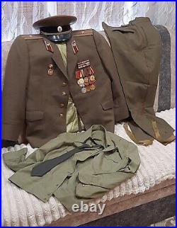 Soviet vintage military uniform Army Officer Major ORIGINAL. USSR