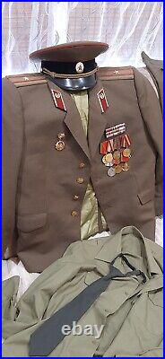 Soviet vintage military uniform Army Officer Major ORIGINAL. USSR