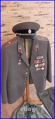 Soviet vintage military uniform Army Officer Major ORIGINAL. USSR