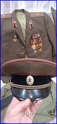 Soviet vintage military uniform Army Officer Major ORIGINAL. USSR