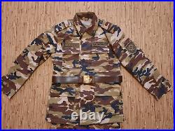 Super RARE Brown Camo Military Uniform Suit, BoonieHat Kazakhstan's Army ex-USSR