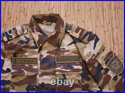 Super RARE Brown Camo Military Uniform Suit, BoonieHat Kazakhstan's Army ex-USSR