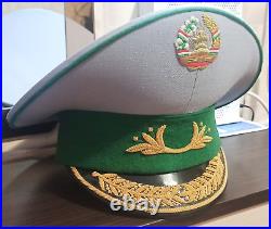 Tajikistan General Officer Military Cap Army Original. Ex-USSR Soviet Republic