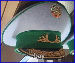 Tajikistan General Officer Military Cap Army Original. Ex-USSR Soviet Republic